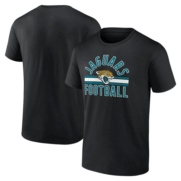 Men's Jacksonville Jaguars Black Arch Stripe T-Shirt